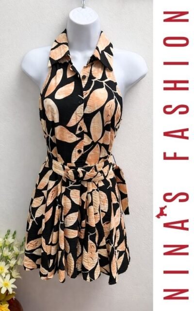 Vestido Halter Retro